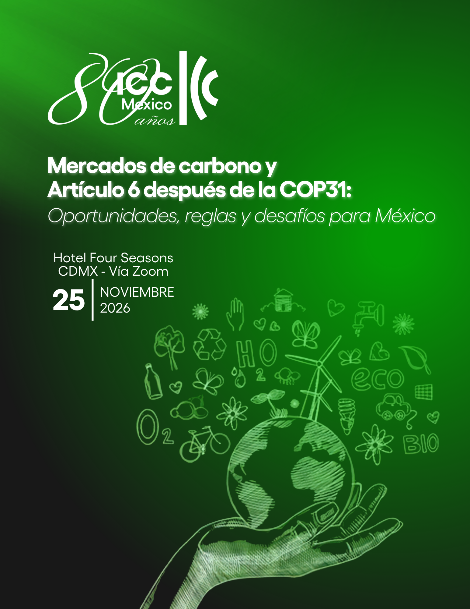 Mesa Redonda: "Mercados de carbono y Artículo 6 después de la COP31: oportunidades, reglas y desafíos para México"