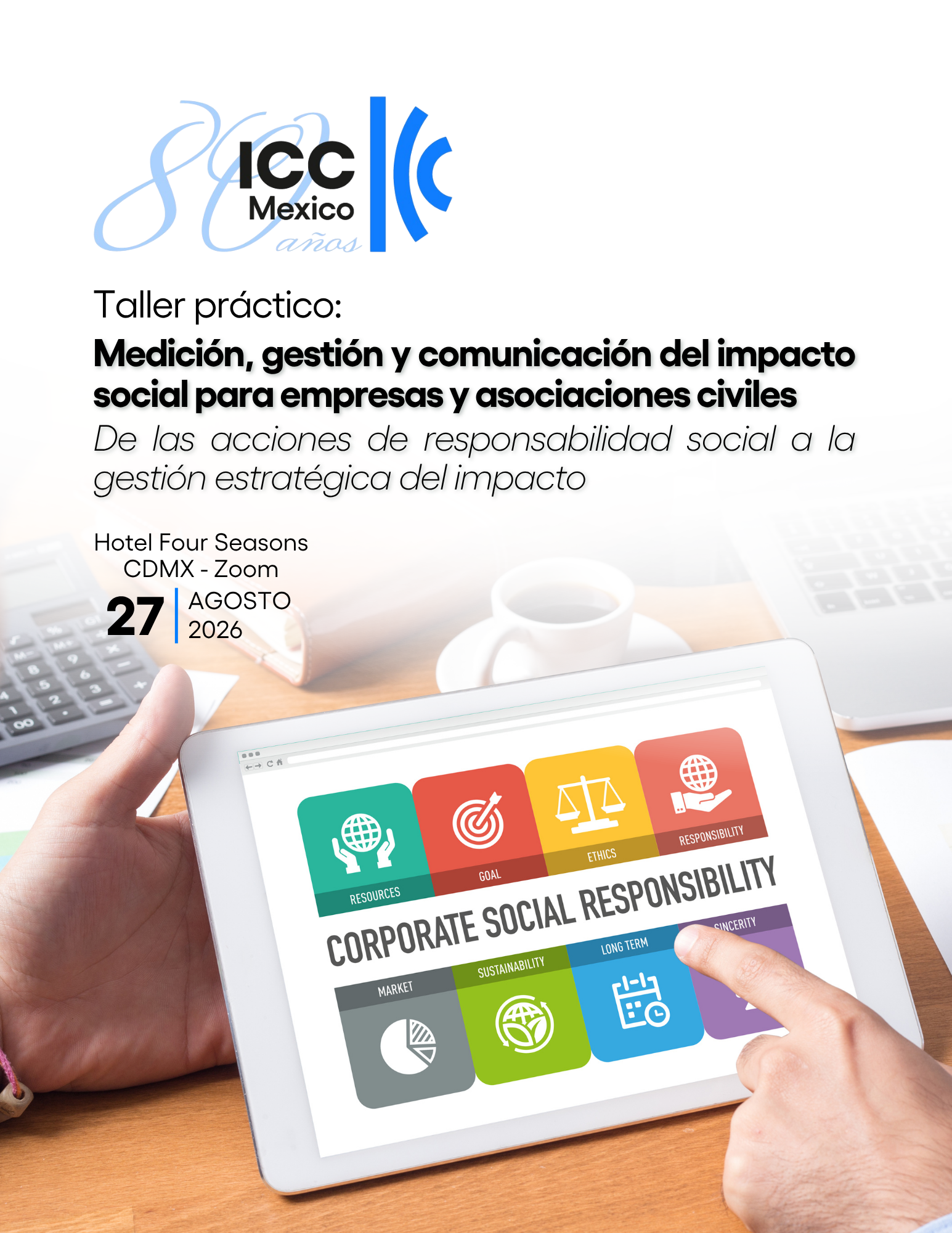 Taller práctico: Medición, gestión y comunicación del impacto social para empresas y asociaciones civiles
